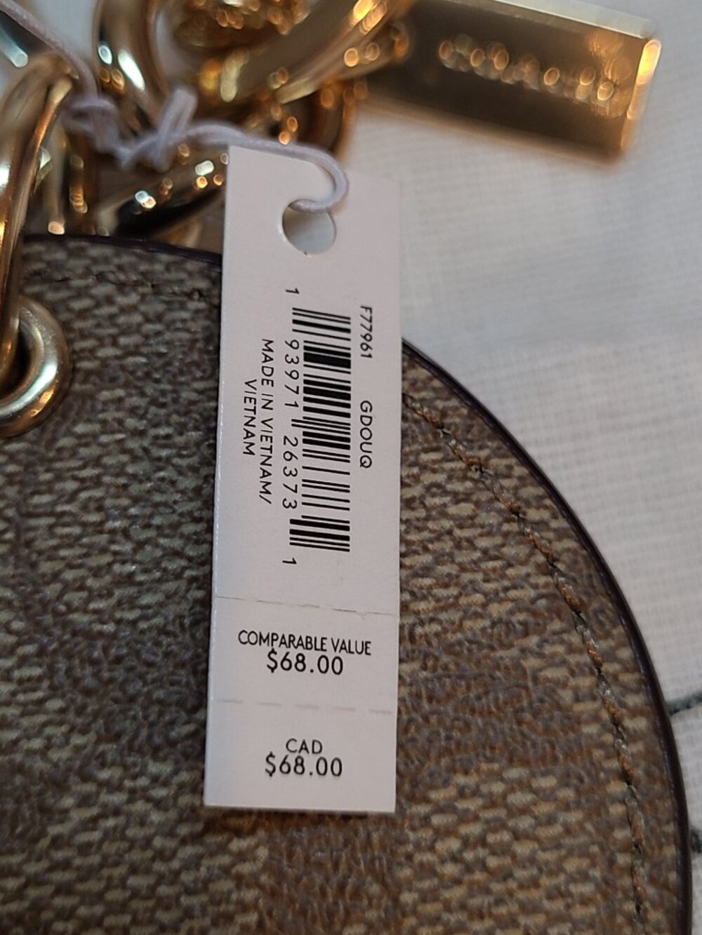 NWT Coach Mini Skinny ID Holder with matching mirror purse charm - Picture 6 of 10